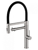 Wonzon & Woghand Смеситель для кухни с гибким изливом и каналом для фильт. воды, цвет: браш. никель WW-88458007-BN