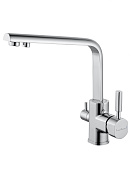 Wonzon & Woghand Смеситель для кухни с каналом для фильтрации воды, излив 23 см, цвет: хром глянец WW-88458003-CR