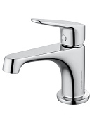 Wonzon & Woghand Balance Смеситель для раковины, излив 11,5 см, цвет: хром глянцевый WW-051121-CR/L