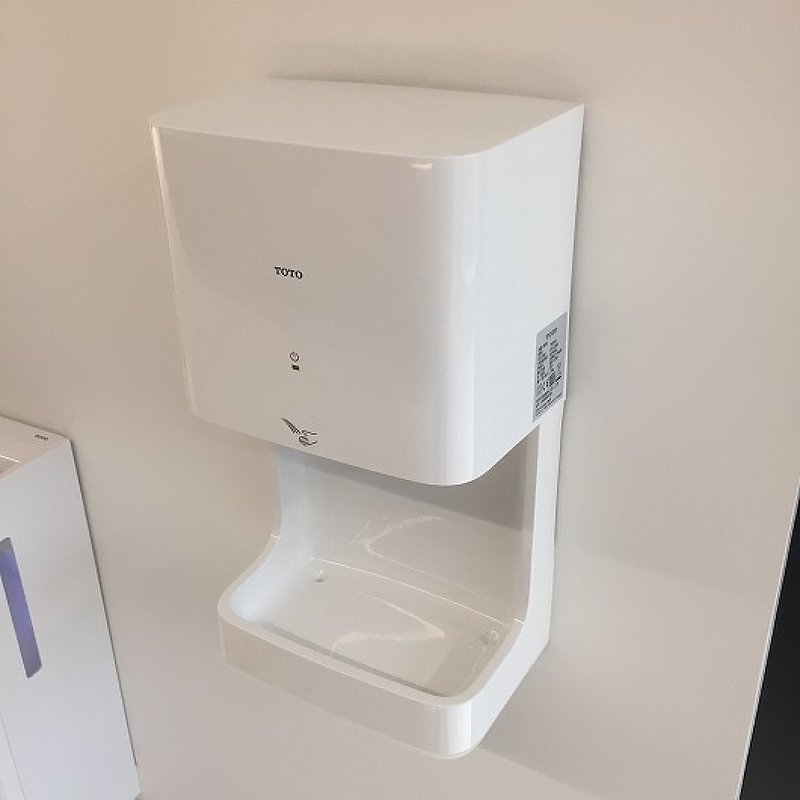 Toto Public Сушилка для рук сенсорная, подвесная, 24,5x15,4x47h см, цвет: белый TYC324W