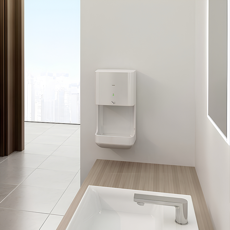 Toto Public Сушилка для рук сенсорная, подвесная, 24,5x15,4x47h см, цвет: белый TYC324W