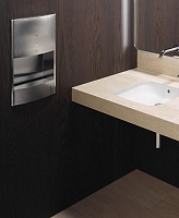 Toto Public Сушилка для рук сенсорная, встраиваемая, 32x16,4x57,5h см, цвет: серебро TYC604