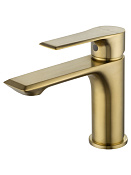 Wonzon & Woghand Brilliant Смеситель для раковины, излив 12,2 см, цвет: брашир. золото WW-88018079-BG