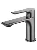 Wonzon & Woghand Brilliant Смеситель для раковины, излив 12,2 см, цвет: темный графит WW-88018079-BGM