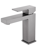 Wonzon & Woghand Cube Смеситель для раковины, излив 12 см, цвет: темный графит WW-88139016-BGM