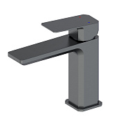 Wonzon & Woghand Diamond Смеситель для раковины, излив 12 см, цвет: темный графит WW-88139011-BGM