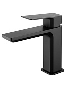 Wonzon & Woghand Diamond Смеситель для раковины, излив 12 см, цвет: черный матовый WW-88139011-MB