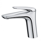 Wonzon & Woghand Смеситель для раковины, без д/к, длина излива 13 см, цвет: хром глянцевый WW-A41222-CR