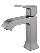 Wonzon & Woghand Flex Смеситель для раковины, излив 12 см, цвет: темный графит WW-88018072-BGM