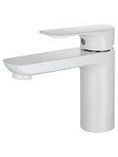 Wonzon & Woghand Смеситель для раковины, без д/к, длина излива 11,8 см, цвет: белый матовый WW-A40732-MW