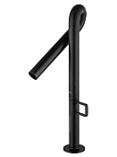 Wonzon & Woghand Loop Смеситель для раковины, излив 9 см, цвет: черный матовый WW-112-00-508