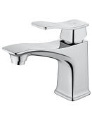 Wonzon & Woghand Navia Смеситель для раковины, излив 13 см, цвет: хром глянцевый WW-181101-CR