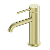 Wonzon & Woghand Stick Смеситель для раковины, излив 13 см, цвет: брашированное золото WW-88139017-BG