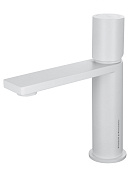 Wonzon & Woghand Смеситель для раковины, без д/к, длина излива 12,5 см, цвет: белый матовый WW-101-MW