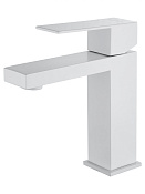 Wonzon & Woghand Смеситель для раковины, без д/к, длина излива 11 см, цвет: белый матовый WW-A40982-MW