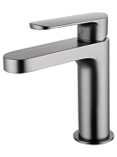 Wonzon & Woghand Смеситель для раковины, без д/к, длина излива 11 см, цвет: темный графит WW-H1032-BGG