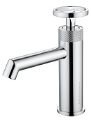 Wonzon & Woghand Смеситель для раковины, без д/к, длина излива 12,8 см, цвет: хром глянцевый WW-H1065-CR