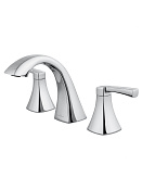 Wonzon & Woghand Flex Смеситель для раковины на 3 отверстия, излив 13 см, цвет: хром глянцевый WW-88083095-CR