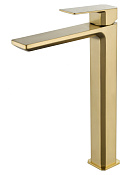 Wonzon & Woghand Diamond Смеситель для раковины, излив 16,2 см, цвет: брашированное золото WW-88239011-BG