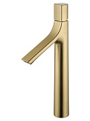 Wonzon & Woghand The One Смеситель для раковины, излив 12,8 см, цвет: брашированное золото WW-H1011-BG