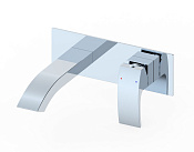 Wonzon & Woghand Fit Смеситель для раковины встраиваемый, излив 19 см, цвет: хром глянцевый WW-88869009-CR