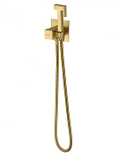 Wonzon & Woghand Гигиенический душ встраиваемый, комплект, цвет: браш. золото WW-88829910-BG