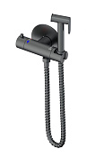 Wonzon & Woghand Гигиенический душ встраиваемый, комплект, цвет: темный графит WW-88819902-BGM