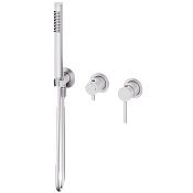 Wonzon & Woghand Stick Смеситель для душа встраиваемый, 2 потребителя цвет: брашированный никель WW-838017-BN