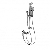 Wonzon & Woghand Смеситель для ванны с душевым гарнитуром без излива, цвет: хром глянцевый WW-A4888-CR