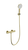 Wonzon & Woghand Inn Смеситель для ванны с душем, термостат., без излива, цвет: брашированное золото WW-B2012-A-BG