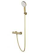 Wonzon & Woghand Inn Смеситель для ванны с душем, термостат., без излива, цвет: брашированное золото WW-B2065-A-BG