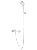 Wonzon & Woghand Inn Смеситель для ванны термостатический с душем, без излива, цвет: белый матовый WW-B2005-A-MW