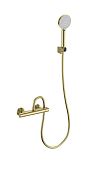 Wonzon & Woghand Inn Смеситель для ванны с душем, термостат., без излива, цвет: брашированное золото WW-B1005-A-BG