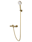 Wonzon & Woghand Inn Смеситель для ванны с душем, термостат., без излива, цвет: брашированное золото WW-B2005-A-BG