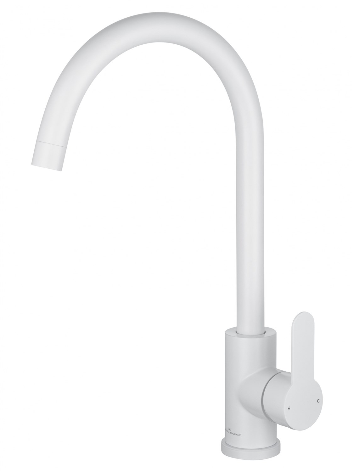 Wonzon & Woghand Смеситель для кухни, изливом 20,6 см, цвет: белый матовый WW-AE4554-MW