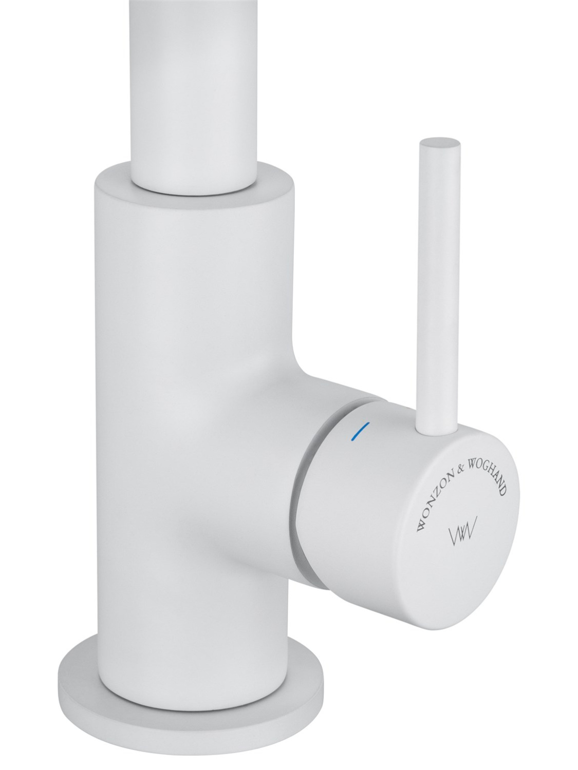 Wonzon & Woghand Смеситель для кухни, изливом 18 см, цвет: белый матовый WW-L1005-MW