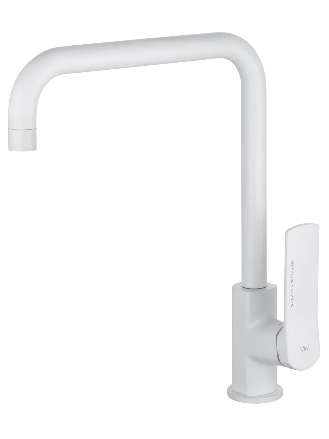 Wonzon & Woghand Смеситель для кухни, изливом 23,3 см, цвет: белый матовый WW-L1006-MW