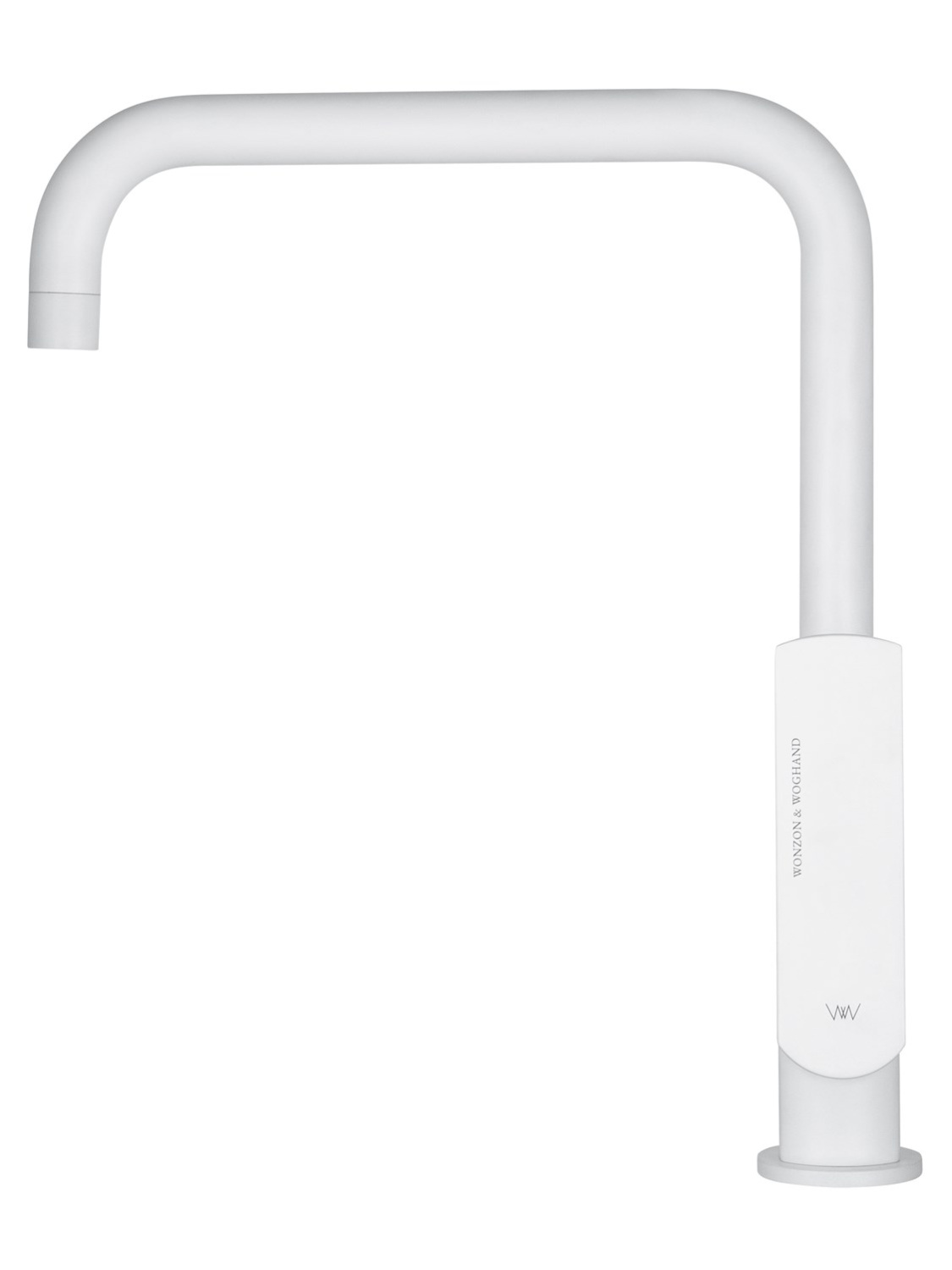 Wonzon & Woghand Смеситель для кухни, изливом 23,3 см, цвет: белый матовый WW-L1006-MW