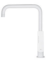 Wonzon & Woghand Смеситель для кухни, изливом 23,3 см, цвет: белый матовый WW-L1006-MW