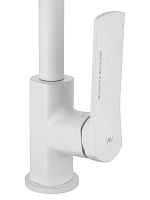Wonzon & Woghand Смеситель для кухни, изливом 23,3 см, цвет: белый матовый WW-L1006-MW
