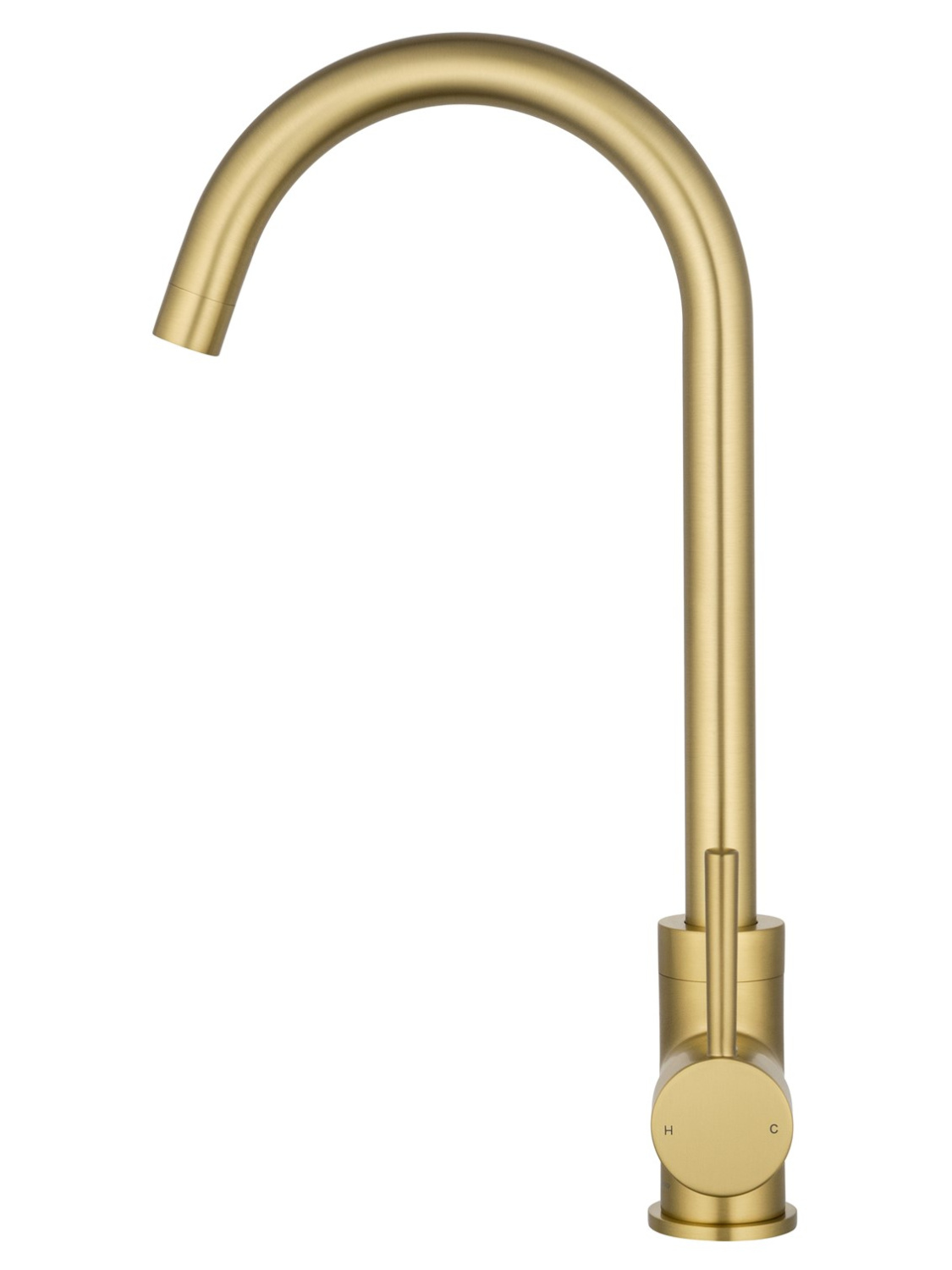 Wonzon & Woghand Смеситель для кухни, изливом 18 см, цвет: брашированное золото WW-A21102-BG