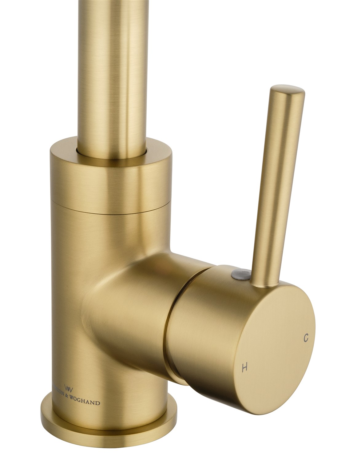 Wonzon & Woghand Смеситель для кухни, изливом 18 см, цвет: брашированное золото WW-A21102-BG