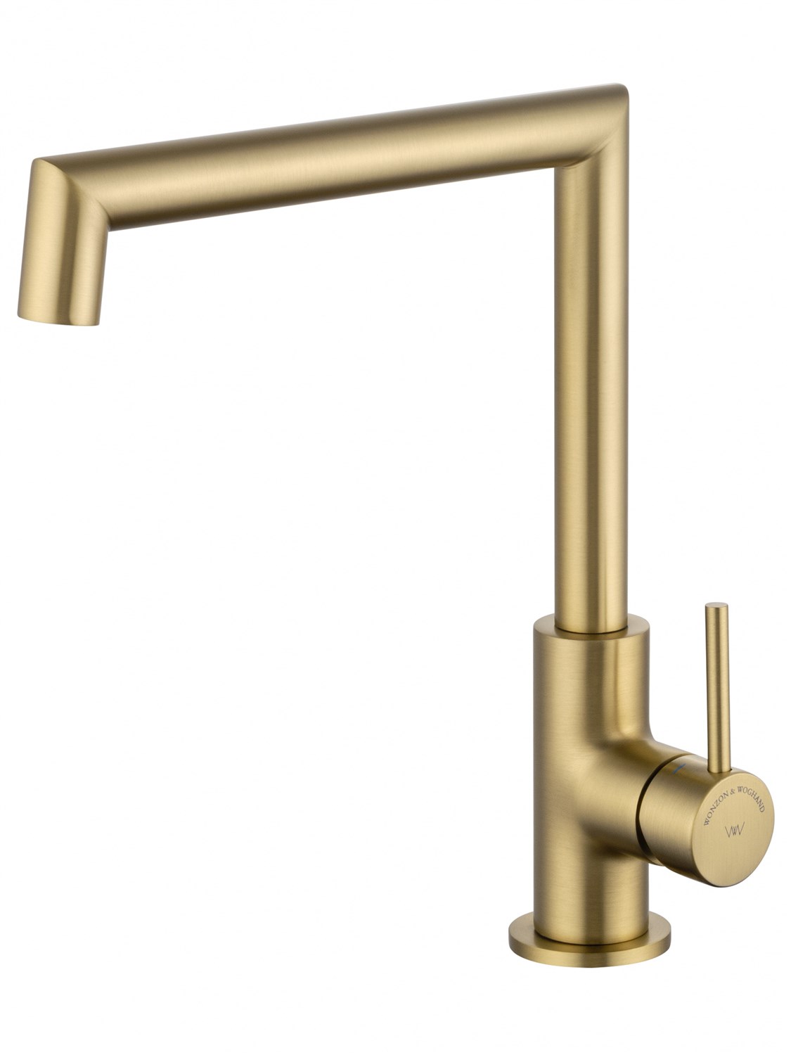 Wonzon & Woghand Смеситель для кухни, изливом 18 см, цвет: брашированное золото WW-L1005-BG