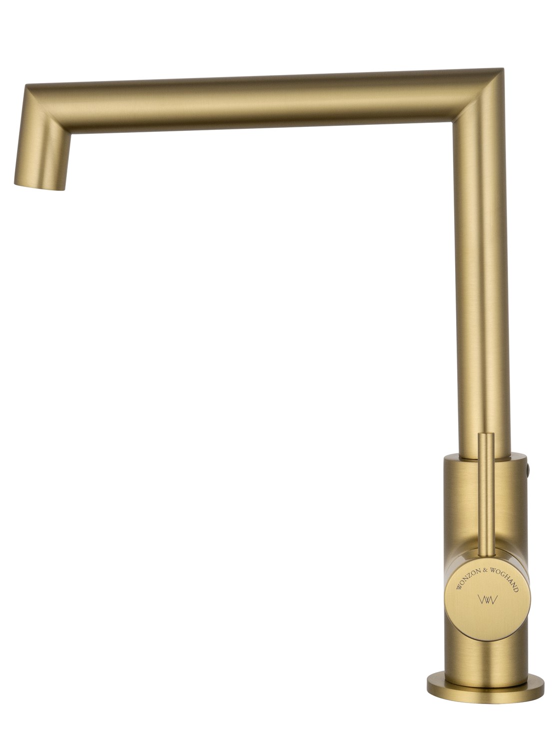 Wonzon & Woghand Смеситель для кухни, изливом 18 см, цвет: брашированное золото WW-L1005-BG