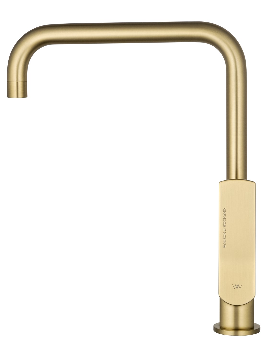 Wonzon & Woghand Смеситель для кухни, изливом 23,3 см, цвет: брашированное золото WW-L1006-BG