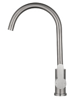 Wonzon & Woghand Смеситель для кухни, изливом 20,6 см, цвет: брашированный никель WW-AE4554-BS