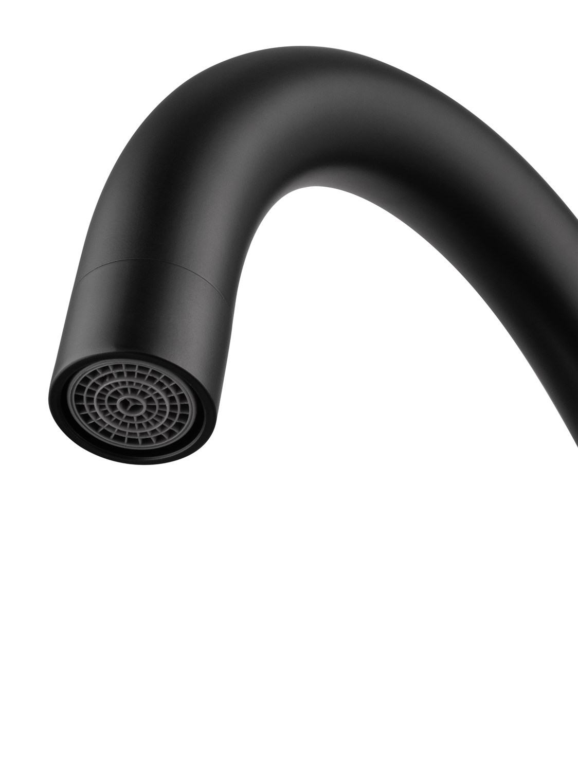 Wonzon & Woghand Смеситель для кухни, изливом 18 см, цвет: черный матовый WW-A21102-MB