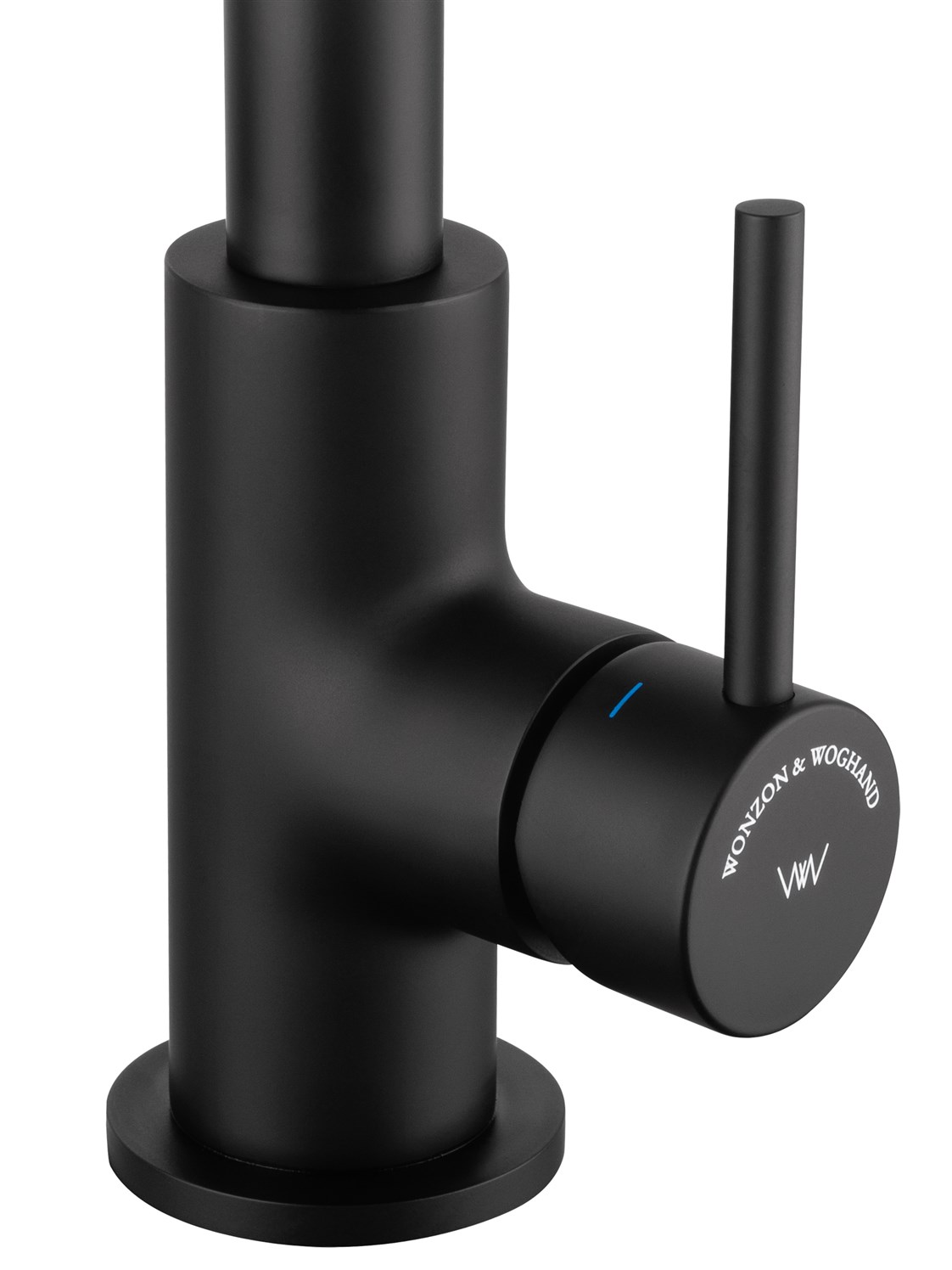 Wonzon & Woghand Смеситель для кухни, изливом 18 см, цвет: черный матовый WW-L1005-MB