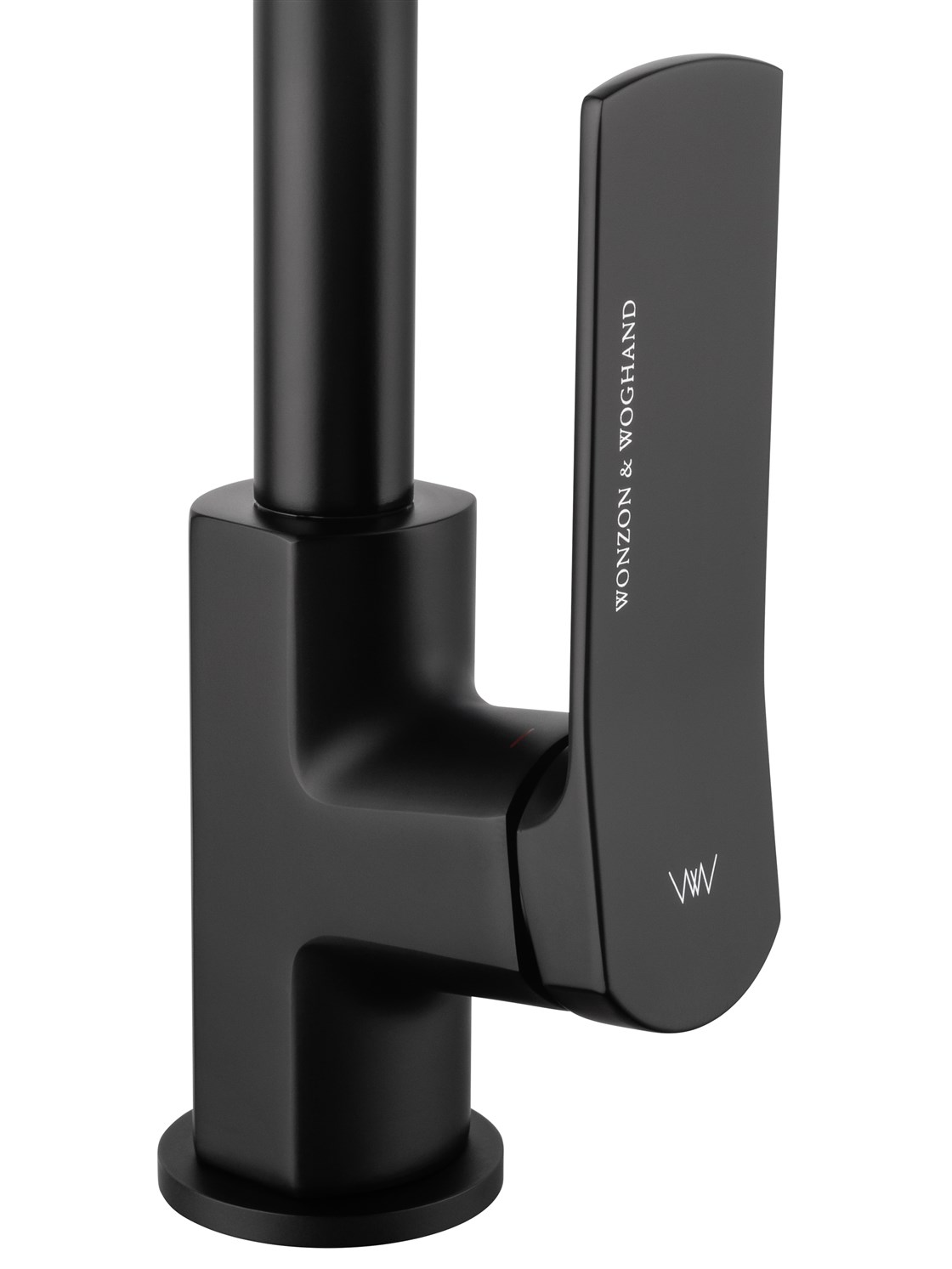 Wonzon & Woghand Смеситель для кухни, изливом 23,3 см, цвет: черный матовый WW-L1006-MB