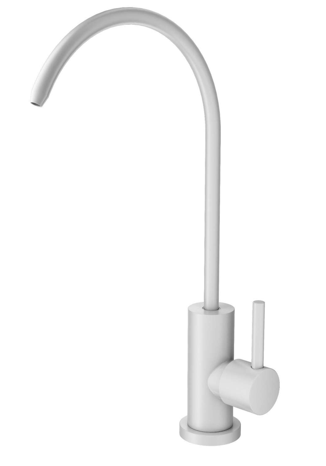 Wonzon & Woghand Кран для фильтрованной воды, длина излива 14 см, поворотный, цвет: белый матовый WW-AE4587-MW